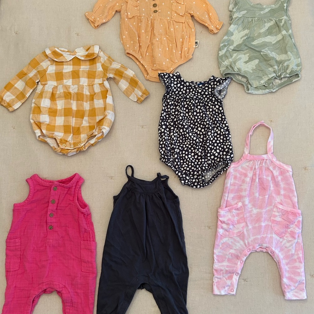 Assorted Baby Rompers and Jumpsuits
